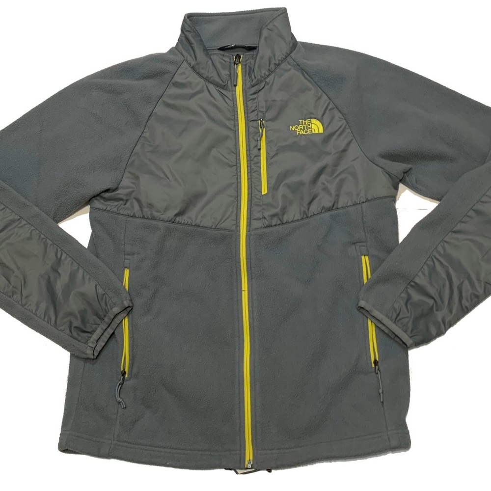 S / The North Face Gray fleece Jacket